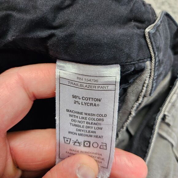 Off Grid Trail Blazer Pants Mens 32x32 Black Canvas Taper Fit - Picture 8 of 15